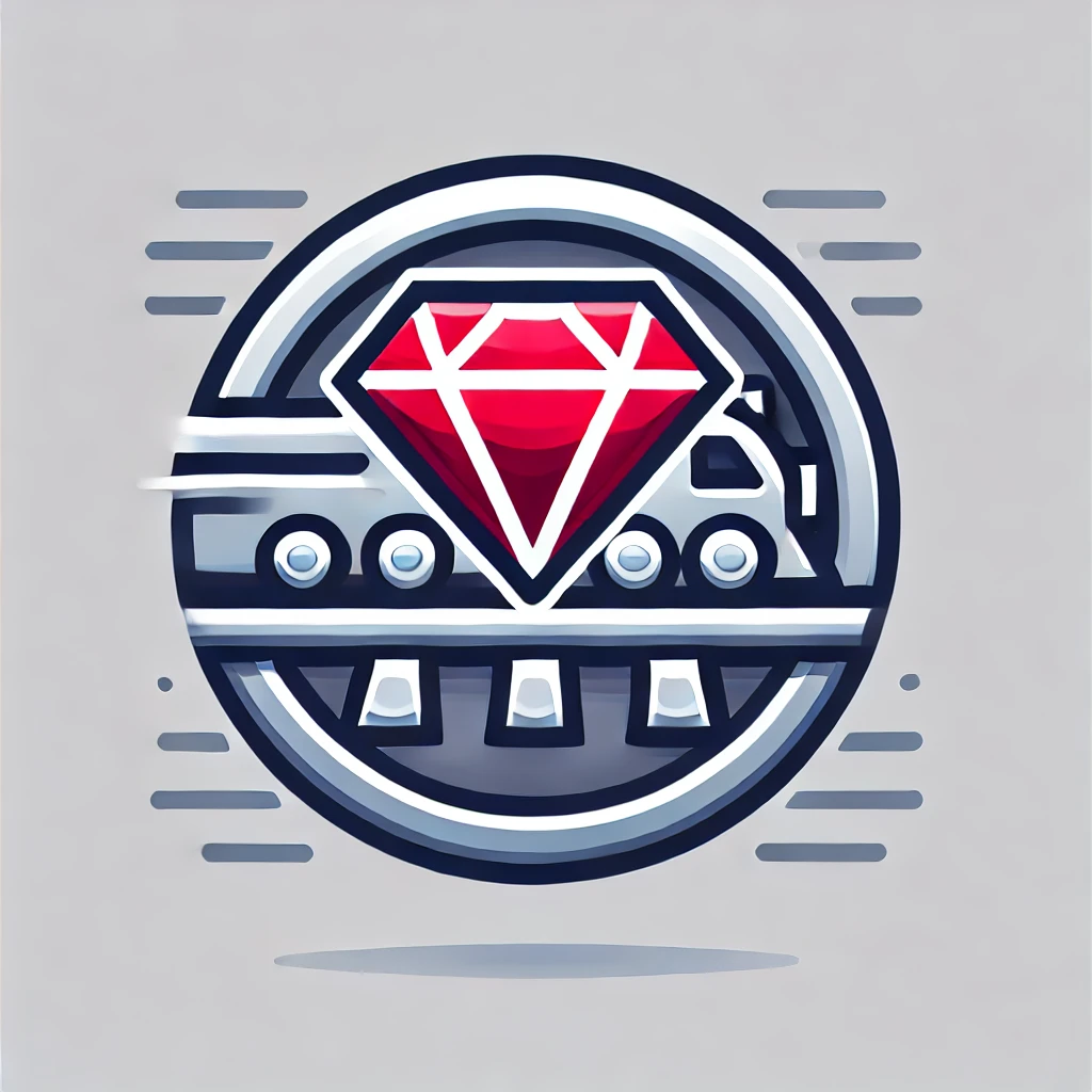 A Ruby on Rails development icon